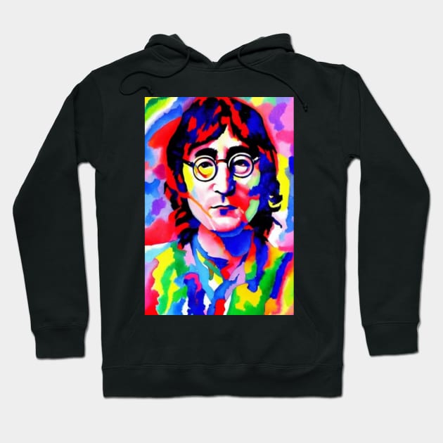 John Lennon Hoodie by AbstractPlace
